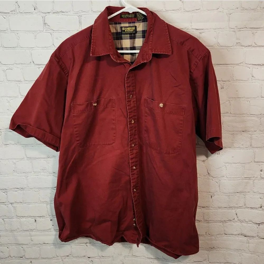 Men's OshKosh B'gosh button-down shirt, size XL